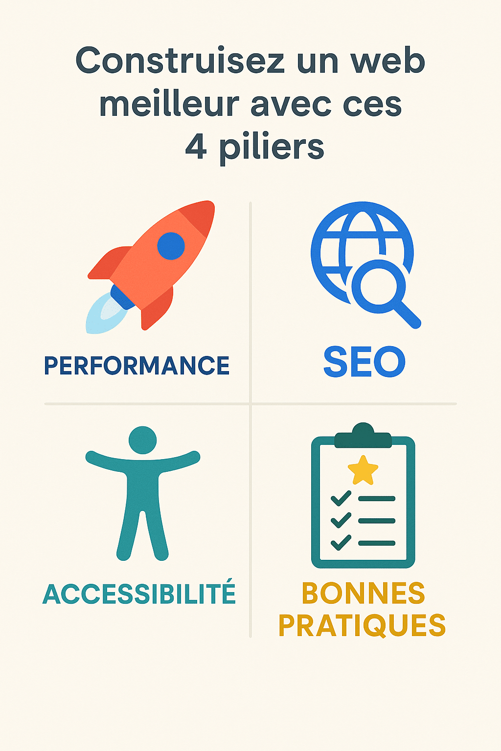 Les 4 piliers du SEO
