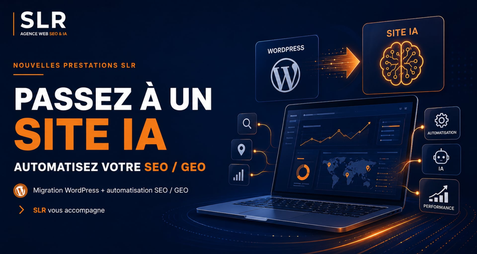 Agence qui s'occupe de migrer votre site wordpress vers un site IA